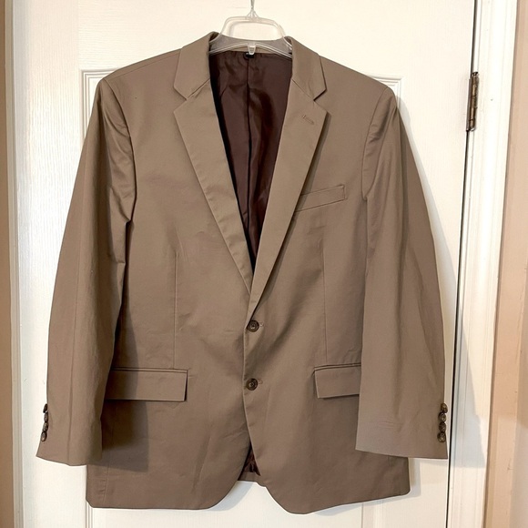 J. Crew NWT  Thompson Brown Button Up Cotton Blend Blazer Jacket Coat 44 R Work - Picture 9 of 9